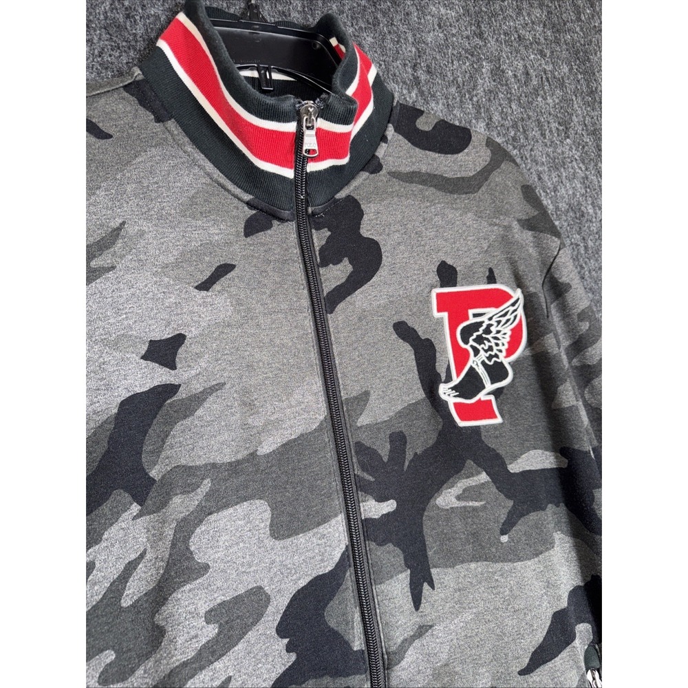 Polo Ralph Lauren 1992 Stadium Collection P-Wing Mens Sz L Camo Jacket Full Zip